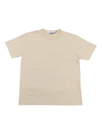 Stone Island Kids' T-shirt In White