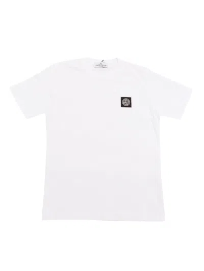 Stone Island Kids' T-shirt In White