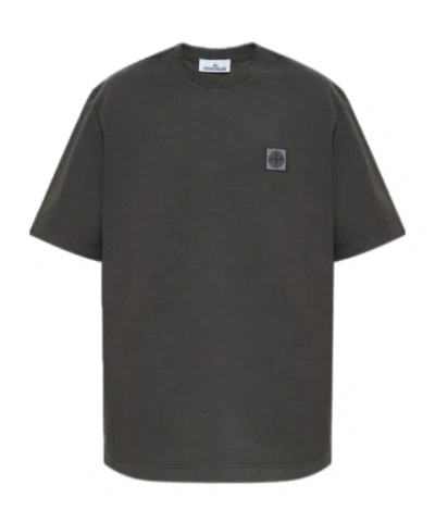 STONE ISLAND STONE ISLAND LOGO PATCH SHORT SLEEVE T-SHIRT