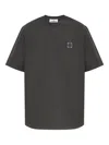 Stone Island Compass Patch Crewneck T-shirt In Gray