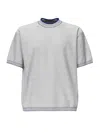 Stone Island Oversized Graphic Back T-shirt In Blue