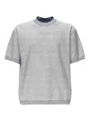 Stone Island Oversized Graphic Back T-shirt In Gray