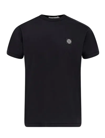 Stone Island T Shirts And Polos Black