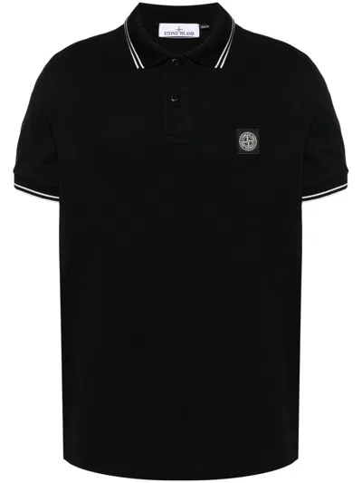 Stone Island T-shirts And Polos Black