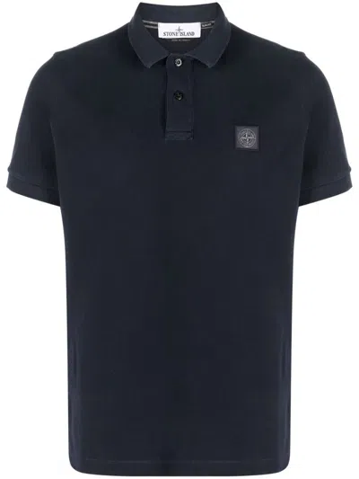 Stone Island T-shirts And Polos In Blue