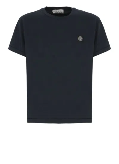 Stone Island T-shirts And Polos In Blue