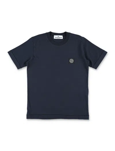 Stone Island T Shirts And Polos Blue