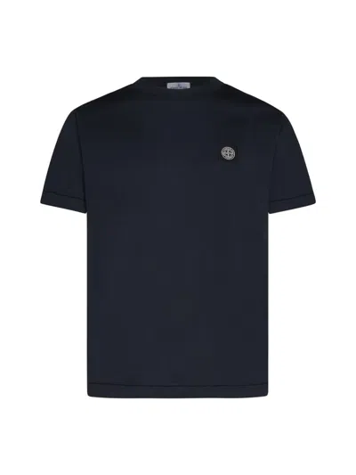Stone Island T-shirts And Polos In Blue