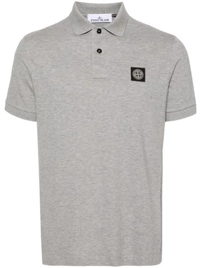 Stone Island Polo In Grey