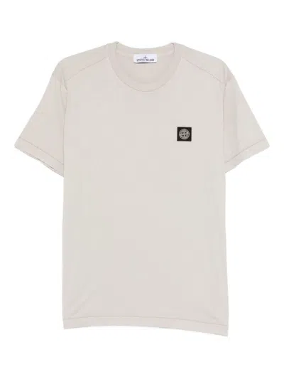 Stone Island T-shirts And Polos Grey In Gray