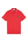 STONE ISLAND STONE ISLAND T-SHIRTS AND POLOS RED