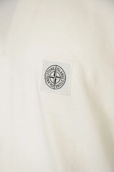 Stone Island T-shirts And Polos White