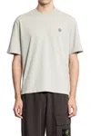Stone Island 2100025 Combed Organic Cotton Jersey T-shirt In Gray