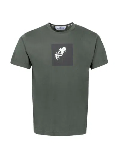 Stone Island T-shirts & Tops In Green