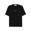 Stone Island Casual Black T-shirt With Graphic Design And Subtle Logo In Black