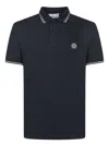 Stone Island Polo Shirt In Blue