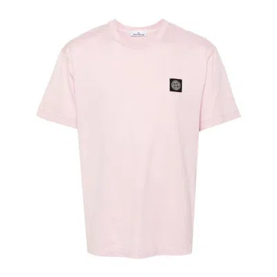 Stone Island T-shirts In Pink