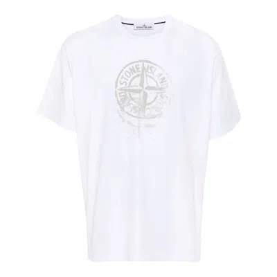 Stone Island T-shirts In White