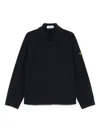Stone Island Tailored Black Casual Jacket With Minimalist Design