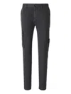 Stone Island Compass Label Trousers In Blue