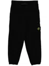 Stone Island Classic Badge Sweatpants In Black