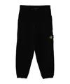 Stone Island Classic Badge Sweatpants In Black