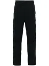 Stone Island Tapered Cargo Trousers In Blau