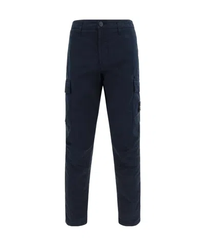 STONE ISLAND STONE ISLAND LOGO PATCH CARGO PANTS