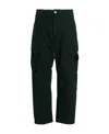 Stone Island Tapered Cargo Trousers In Gray