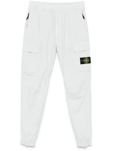Stone Island Tapered-leg Cargo Pants In Blue