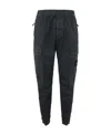Stone Island Mens Navy Blue Brand-badge Tapered-leg Regular-fit Stretch-cotton Trousers In Black