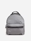 Stone Island Gray Backpack With Front Zip Pocket And Adjustable Straps In Gray