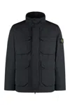 Stone Island Compass-badge Puffer Jacket In Black