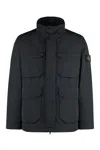 Stone Island Field Logo Patch Jacket In Black