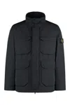 Stone Island Field Logo Patch Jacket In Black