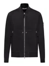 Stone Island Technical Fabric Jacket With Compass Logo In Black