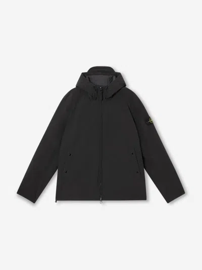 Stone Island Technical Jacket Hood In Black