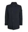 Stone Island Technical Microfibre Jacket In Blue