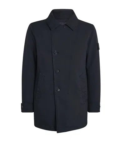 Stone Island Technical Microfibre Jacket In Blue