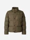Stone Island Wind-resistant Padded Bomber Jacket In Green