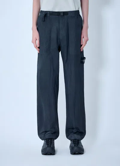 Stone Island Technical Utility Trousers In Blue