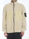 Stone Island 46753 Cotton Pile With Nylon-tc In Beige