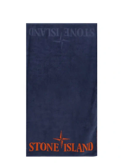 Stone Island Terry Fabric Beach Towel In Not Applicable
