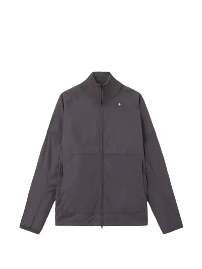 Stone Island Textured Blouson Jacket In Gray