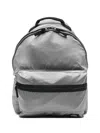 Stone Island Backpack Adjustable Straps Front Zip Pocket Handle In Gray
