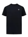 Stone Island Short-sleeved T-shirt With Compass Logo Patch