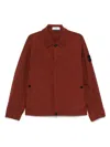 Stone Island Jacket With Matt Appearance And Anti-drop In Brown