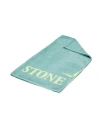 Stone Island Serviette De Plage Vert Coton In Vert