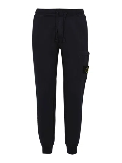 Stone Island Track Pants In Blue