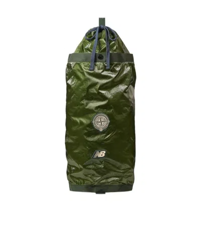 Stone Island Training Bag With Drawstring Closure In Juniper